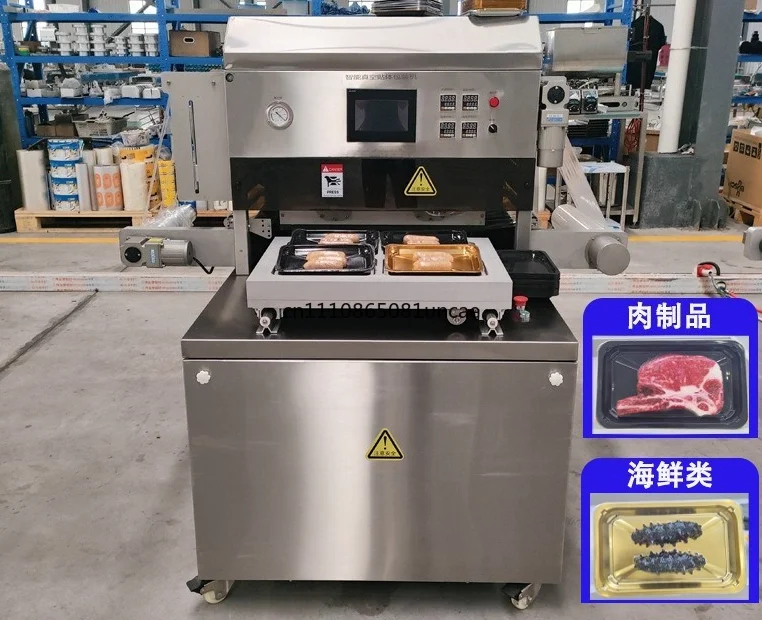 High Efficiency 3D Vacuum Skin Packaging Machine Automatic Industrial Food Packing Production Equipment