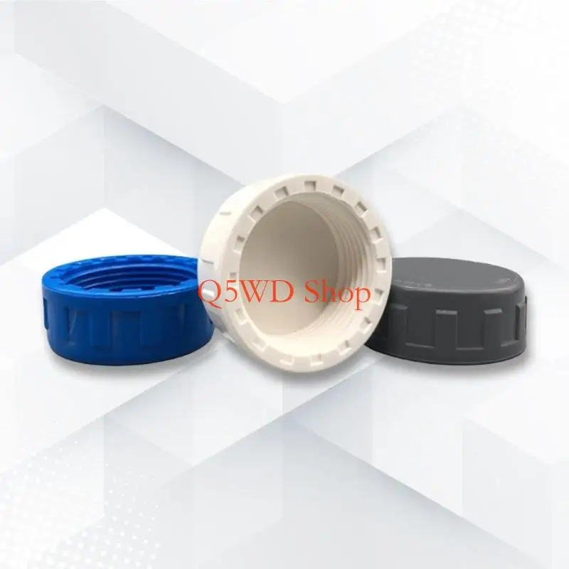 Q5WD أنثى تركيب الأنابيب الموضوع قبعات خزان حوض أسماك استنزاف قبعات أنبوب مياه سدادة لولبية مشتركة حديقة أنابيب الري نهاية قبعات