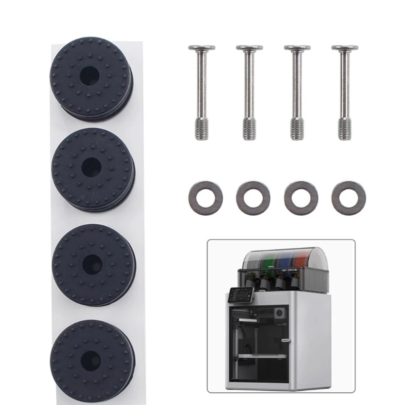 

Heavy Duty Silicone Vibration Dampening Pad for H2D/H2DS Industrial Equipment Home Appliances With NonSlip Surfaces F19E