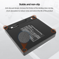 External CD DVD Drive USB 3.0 & Type-C Portable CD DVD ROM for /Linux Windows 7/8/10/11 Laptop PC