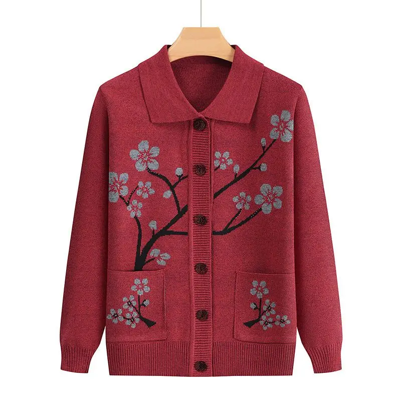 

Women's Autumn and Winter Temperament Sweater Cardigan Coat Top