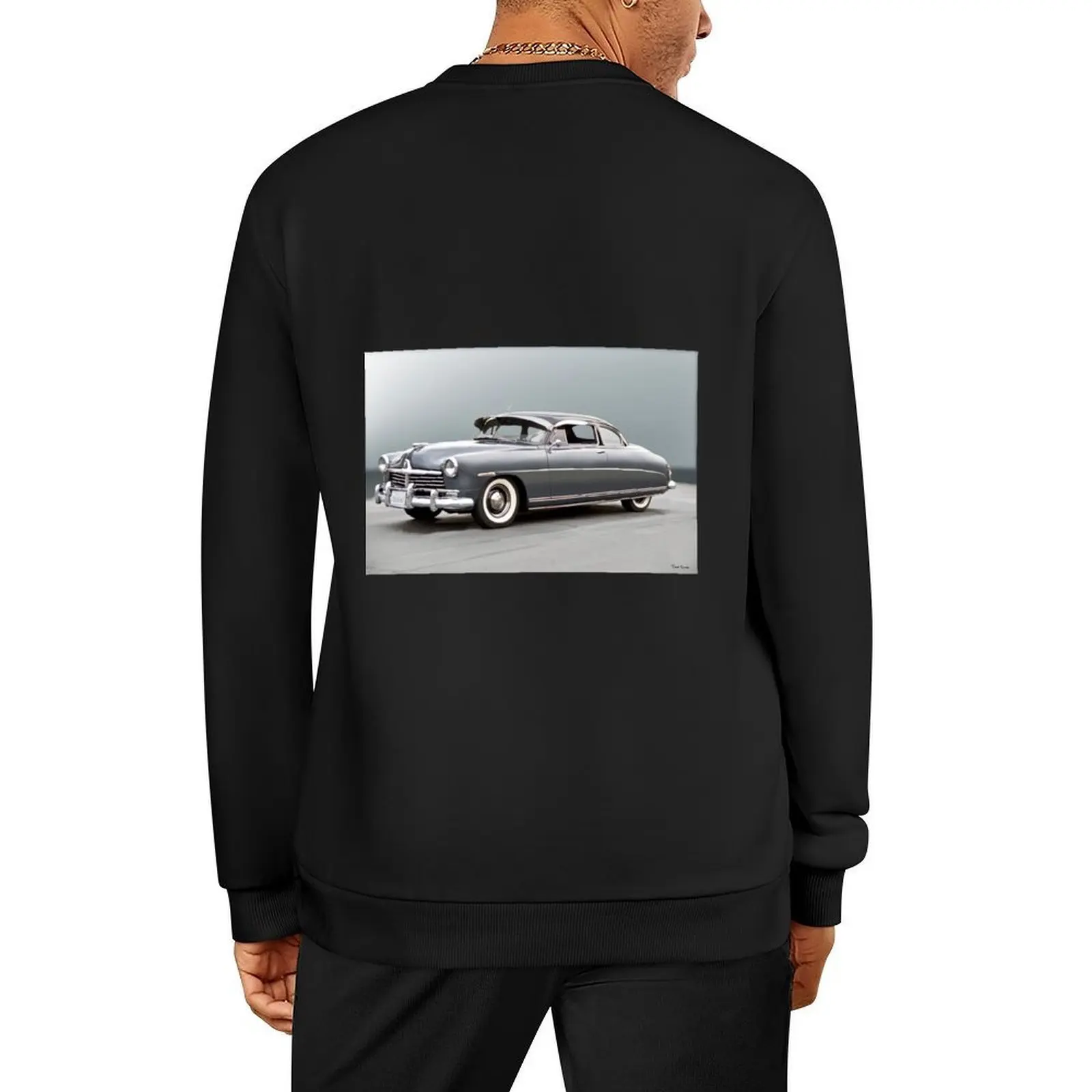 

1952 Hudson Hornet Coupe Pullover male clothes anime clothing men's winter sweater korean autumn clothes men's sweatshirts