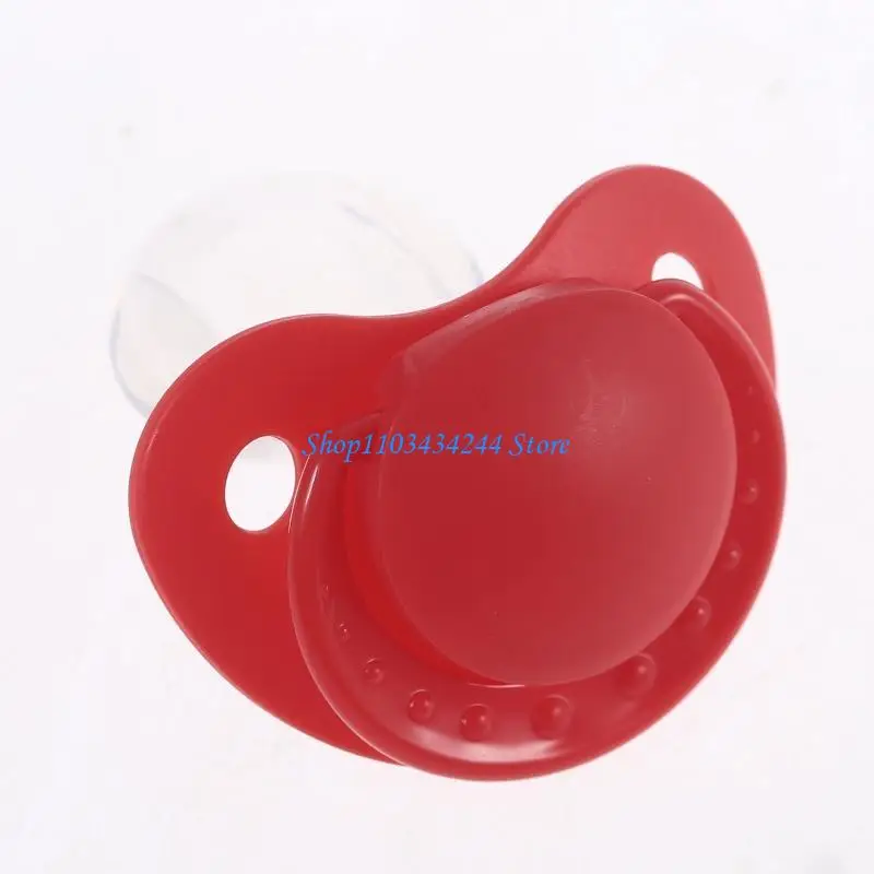 G2TC Silicone Adult Pacifier Dummy Big Size Nipple Wide-bore Soft Safety Adult Teether