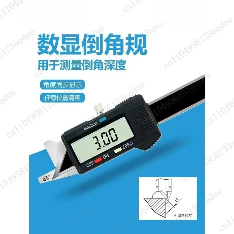 Vernier Chamfer Digital Display Caliper Electronic Chamfer Caliper High Precision Chamfer Touch Gauge