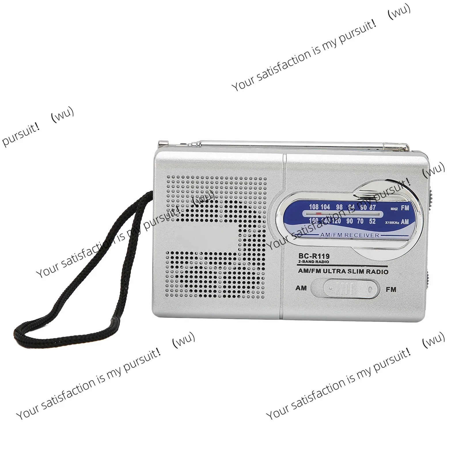 

ZOCI-AM FM Transistor Radio with Headphone Jack Portable Radio Multifunction Built in Speaker for Home Travel Work Entertainment