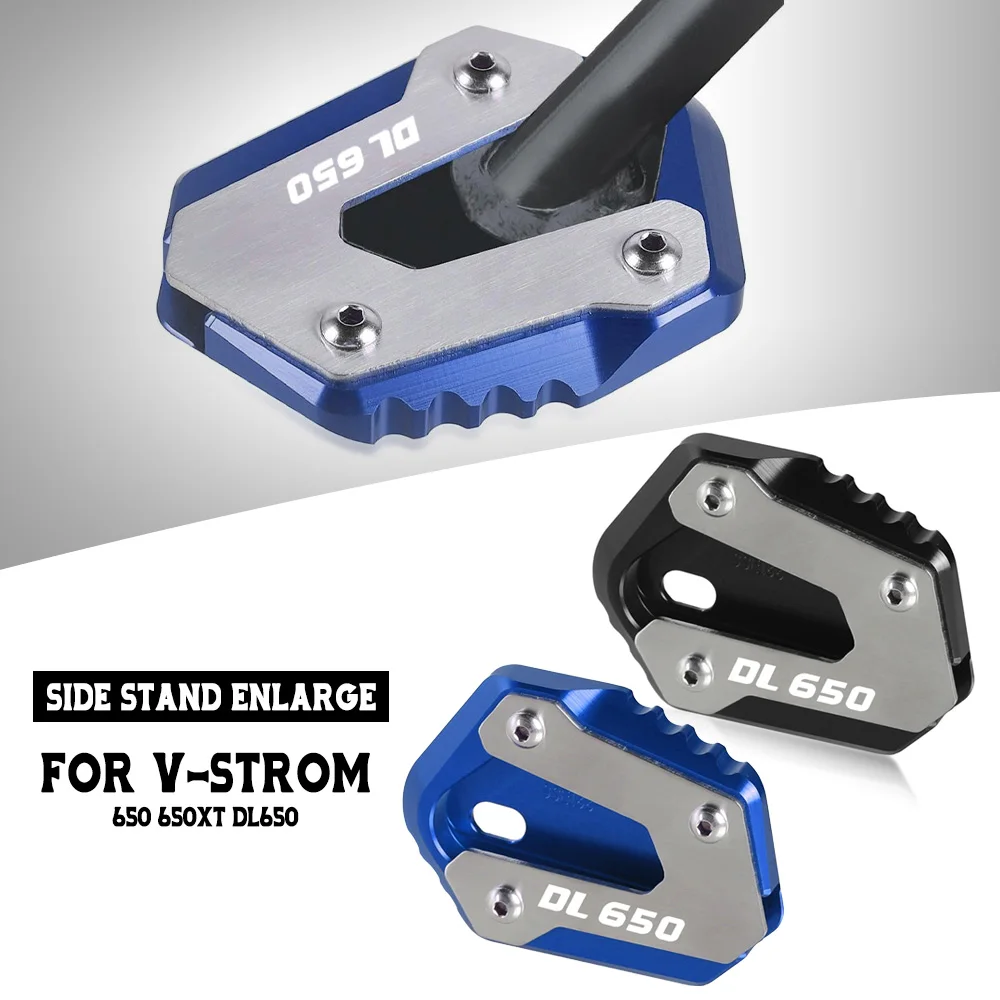 

Motorcycle Side Stand Extension Pad Support Plate For Suzuki V-Strom 650 650XT WC70 WC71 WVB1 C7 DL650 VStrom650 2016-2023 2024