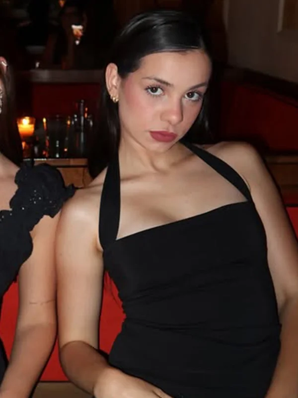 Sexy Slim Fit Appeso Ne Avvolto Petto Design originale Or Lunghezza Top a tubo Gilet da donna Strapl Primavera Estate Koko Diva