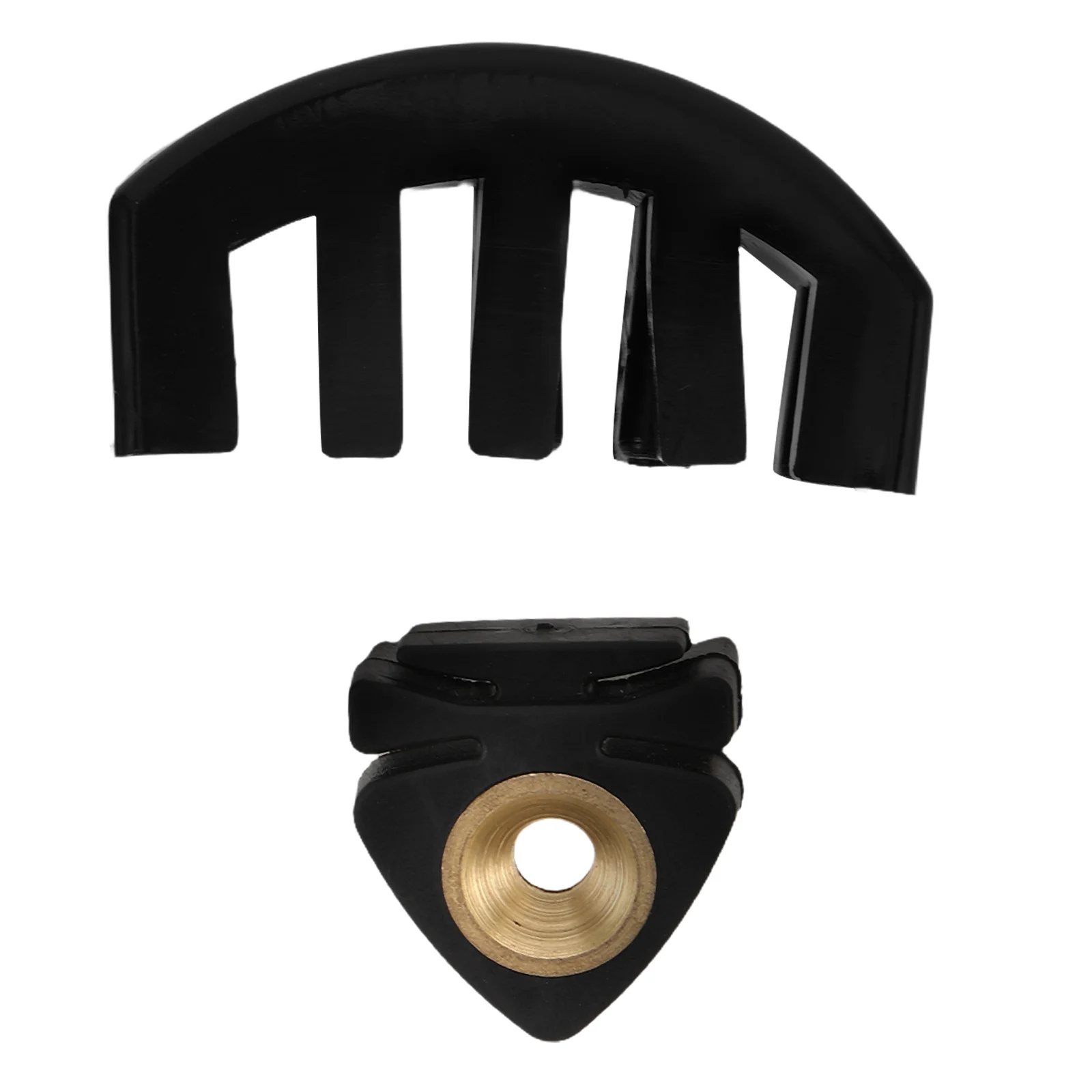 

2Pcs Black Violin Practice Mute Portable Rubber Noise Dampener Muffler for Professional Violin Practice and Rehearsal