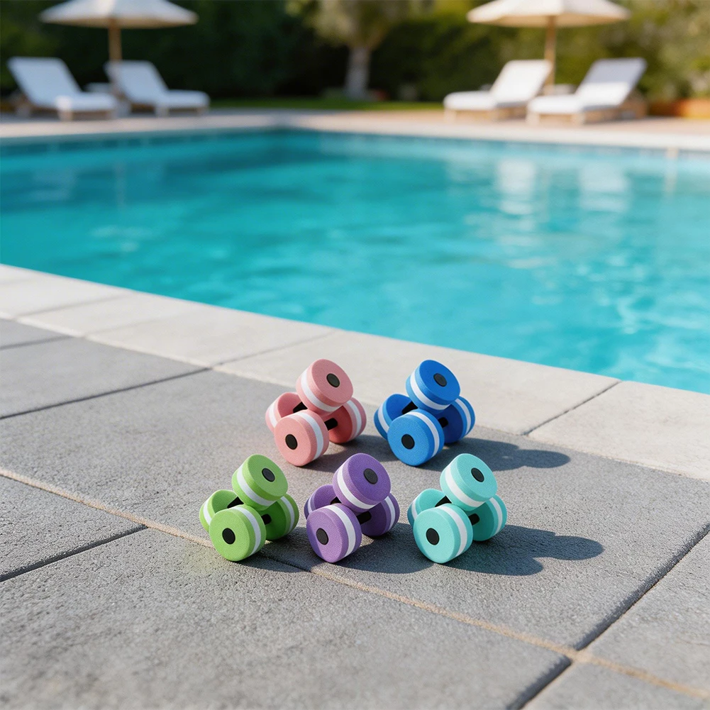 

1pc Floating Dumbbells Multicolor EVA Water Sports Dumbbells Water Dumbbells For Pool Exercise Water Sports Fitness Equipment