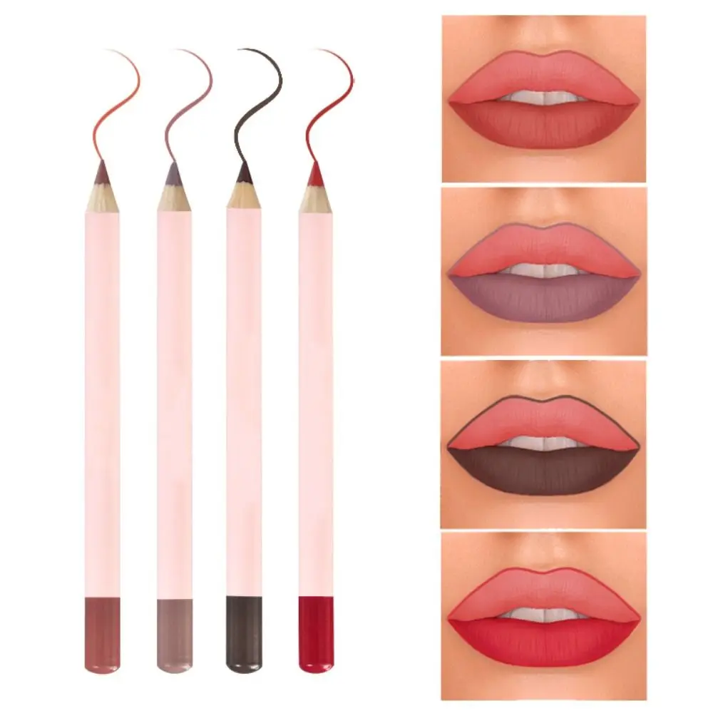 Waterproof Lipliner Pencil New Velvet Natural Outline Lip Contour Line Velvet Lip Liner Pencil Matte Lip Liner