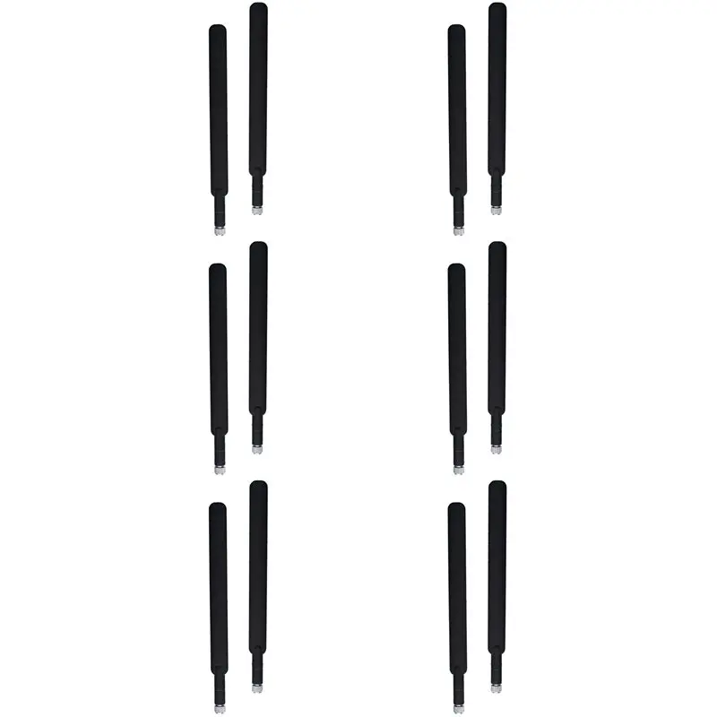 

12X SMA антенна 4G LTE с высоким коэффициентом усиления 9Dbi Wi-Fi антенна двухдиапазонная (2,4 ГГц и 5,8 ГГц) всенаправленная антенна 3G/4G/GSM