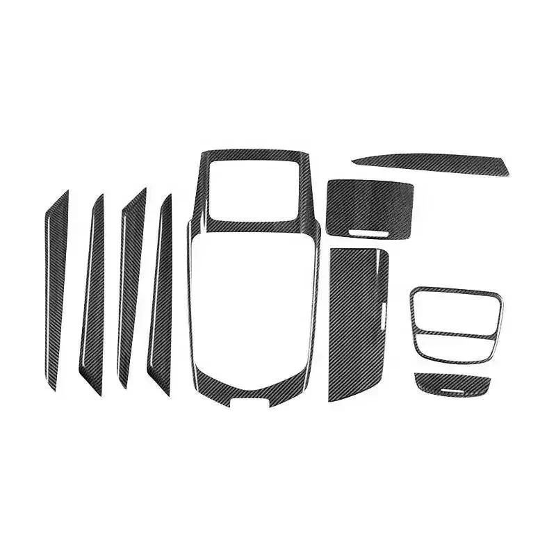 

Automotive Dry Carbon Fiber Interior Trim Mirror Housing Trim Button Panel Door Handle for Levante Ghibli Quattroporte