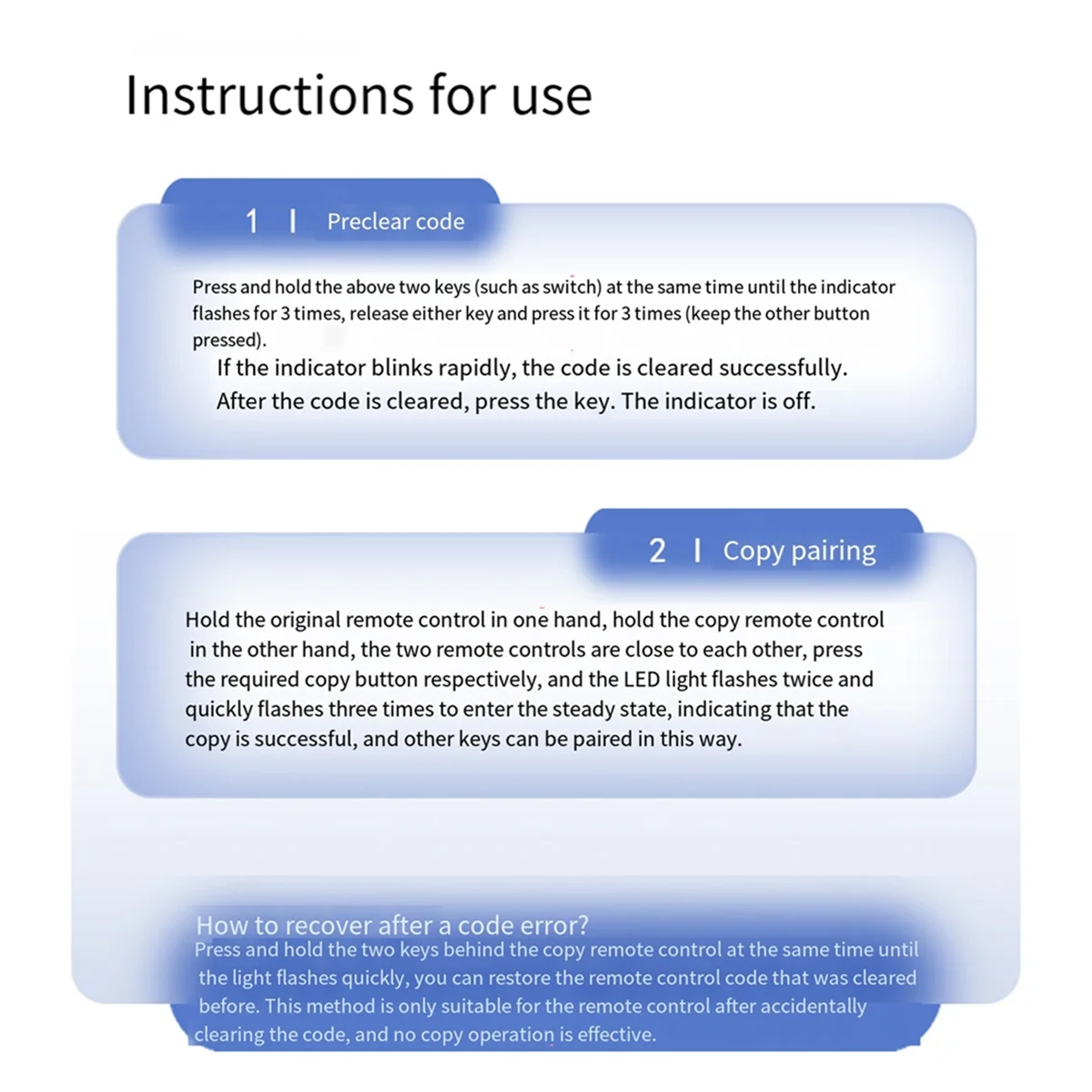 A57G-جهاز تحكم عن بعد لباب المرآب 433 ميجا هرتز نسخة لاسلكية للتحكم عن بعد نسخة كاملة التردد للتحكم عن بعد