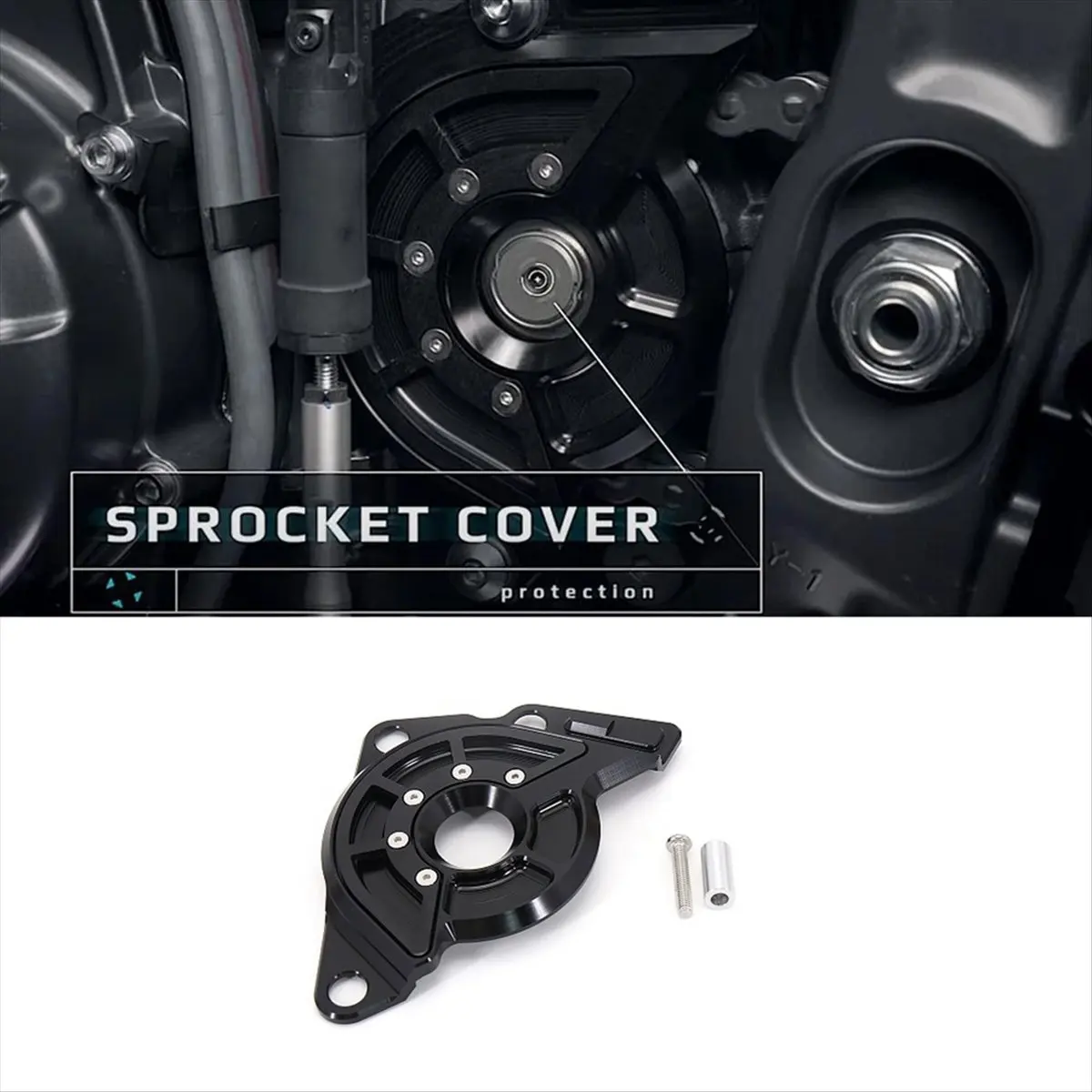Super Sale Motorcycle Chain Guard Front Sprocket Cover Protector for Yamaha MT-09 MT09 Tracer 9 2021-2022 Moto Accessories