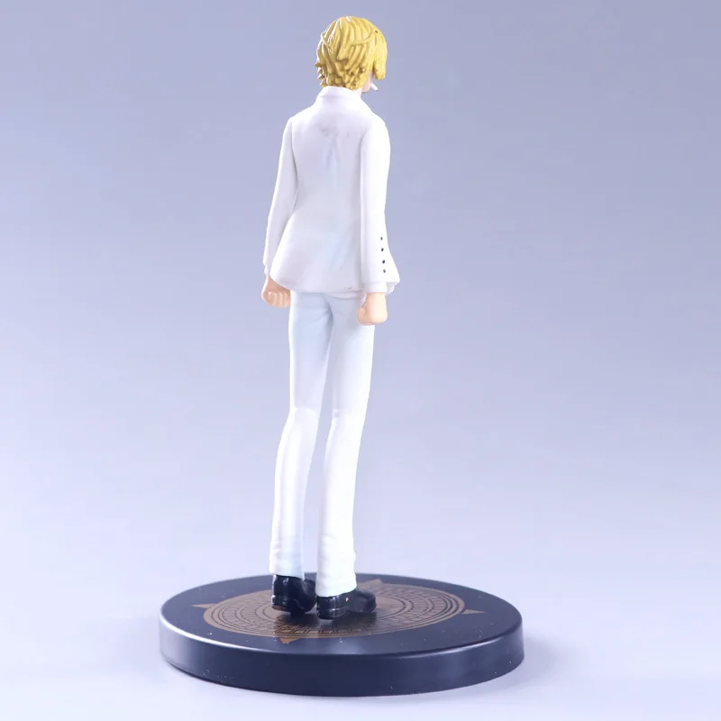 Anime filme de uma peça de ouro vinsmoke sanji terno branco ver. Pvc figura de ação jogo estátua collectible modelo crianças brinquedos boneca presentes