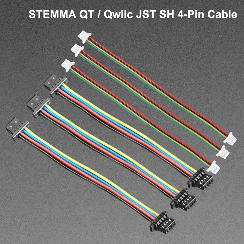 1/3/5Pcs 10cm STEMMA QT/Qwiic JST SH 4-Pin Wire Cable Adapter Connector