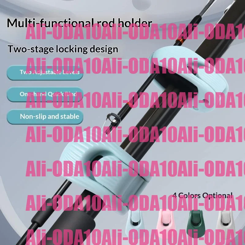

1Pc Fishing Rod Holder Fixer Clip Portable Lure Rod Bundling Clamp Beach Fishing Pole Holder Fishing Tools Compact Fixer Holder