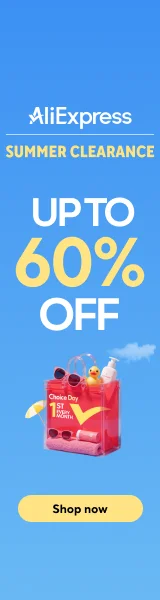 AliExpress Choice Day x Summer Clearance banner, August 1 to August 7, 2026