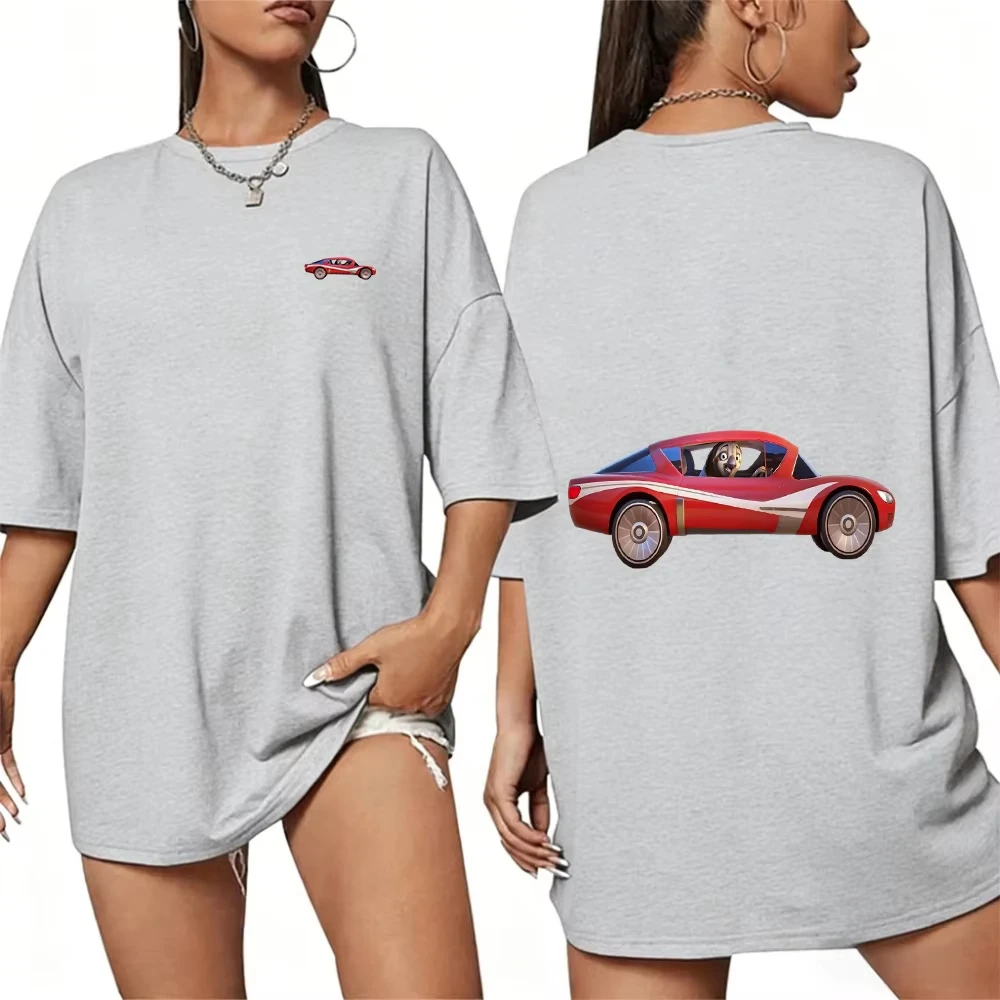 

Женская футболка Disney Zootopia 2 Lightning из 100% хлопка, разноцветная, с принтом, свободный крой, новинка 2026 года