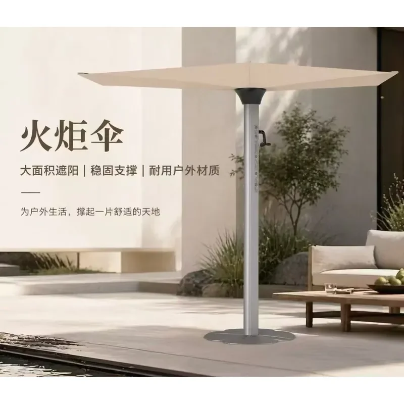Modern Wrought Iron Beach Golf Umbrella Folding Awning Courtyard Gazebo Tent Garden Outdoor Furniture High Quality Patio