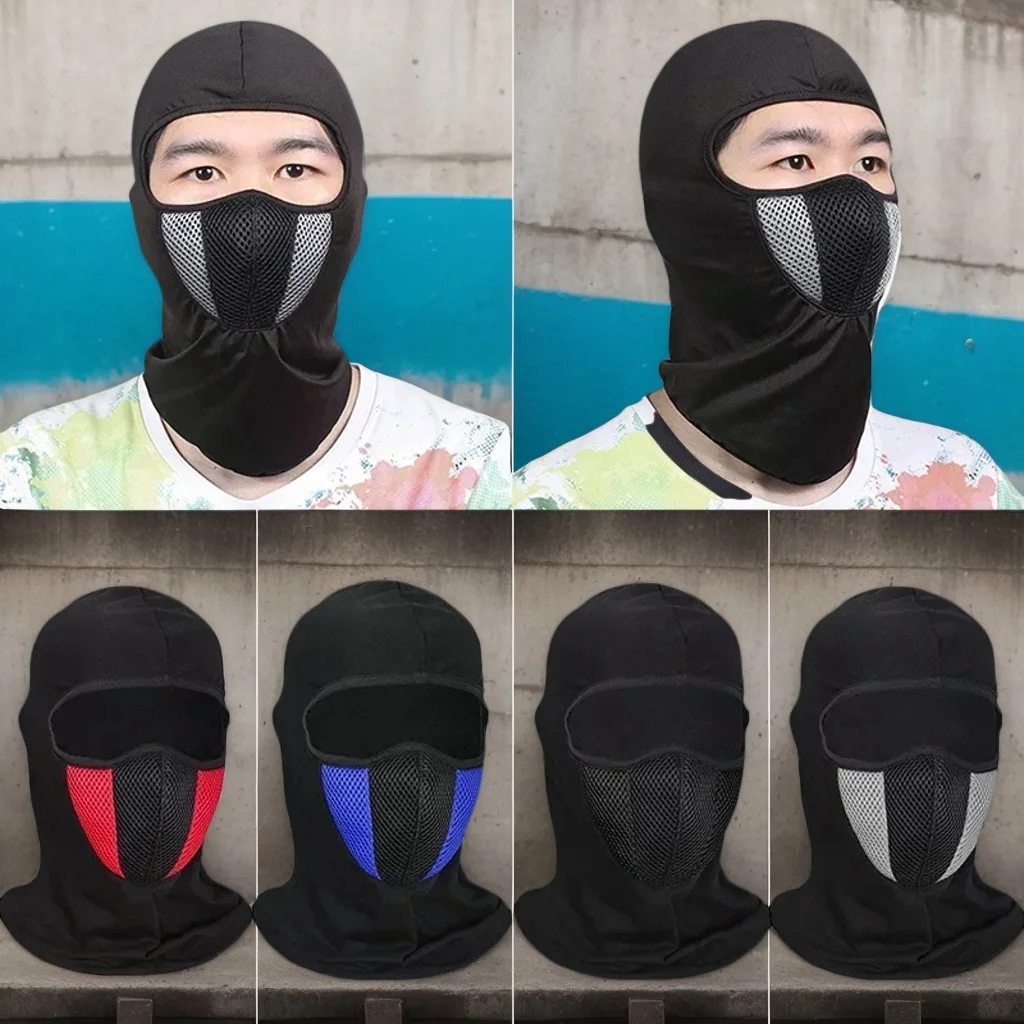 

Breathable Motorcycle Balaclava - Full Face Mask for Cycling/Bike/Motocross Riding (Neck & Face Protection)