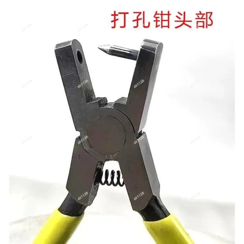 Portable Glass Hole Punch Plier Multipurpose Drilling Tool for Handmade Art Ornaments