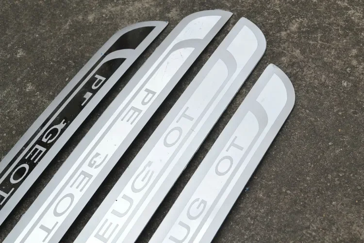 For Peugeot 308 408 508 3008 2012-2022 stainless steel car threshold guard welcome pedal anti-scratch protection car accessories