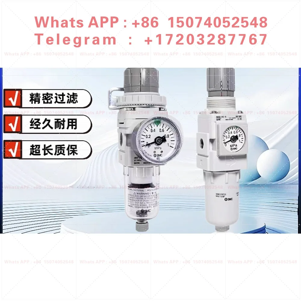 Genuine SMC Filter Pressure Reducing Valve AW20/AW30/AW40 - 02-03-04 DG/BG/E/BE/BDE/BDG