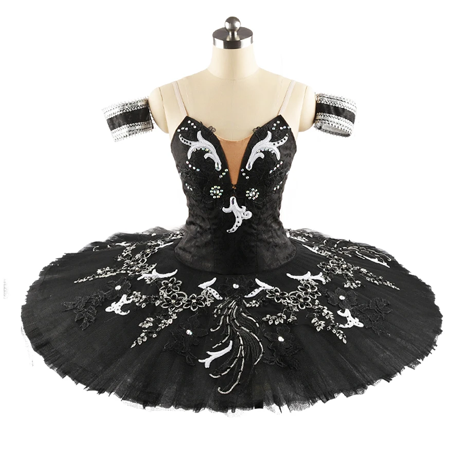 In stock! No elasticity Tutu professional for girls Performance competition Tutu Pink women Pancake Tutu Red Dress Costume Adult