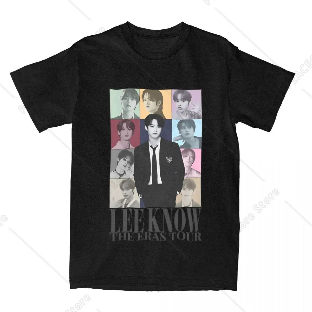 

Men Women T-Shirt Lee Know The Eras Tour T Shirts Harajuku Summer Tees Funny Casual Pure Cotton Tops Birthday Gift