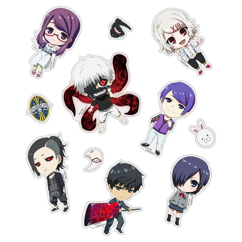 Tokyo Ghoul Ken Kaneki Rize Kamishiro Touka Kirishima Koutarou Amon Uta China Official Authorization Sticker