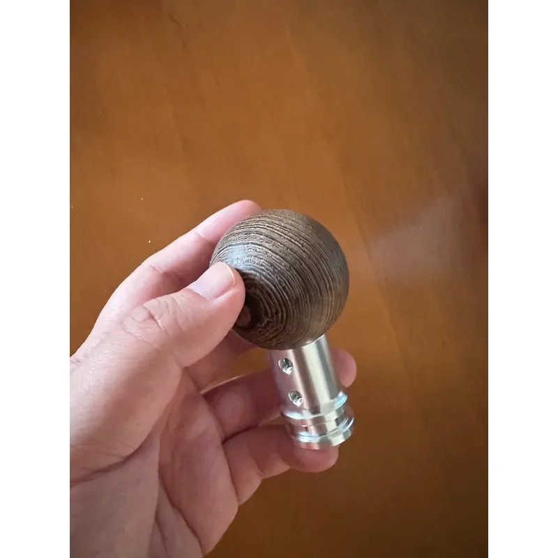 for Universal Car Modification Solid Wood Gear Shift Knob Chicken Wing Style Manual Automatic Transmission Stick Head Lever