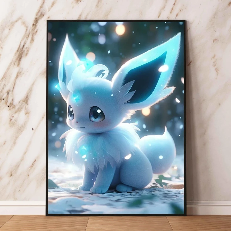 Canvas Art Walls Painting Pokemon Umbreon Decor Gifts Aesthetic Poster Modern Living Room Kid Action Figures Holiday Gifts