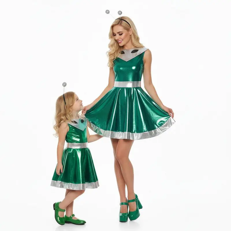 

Alien Robot Monster Costume Dr Stage Performance Adult Children's Cross-Border Clothing Science Fiction Theme