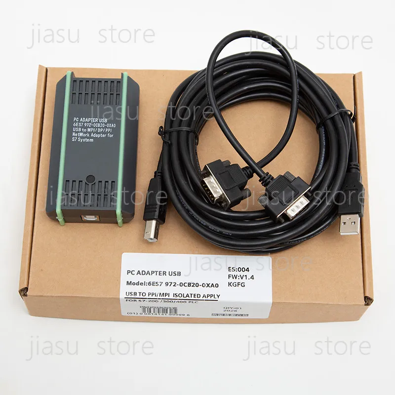MPI Programming Cable, Compatible with  6GK1571 0BA00, PLC PC Adapter 6ES7972 0CB20 Cable