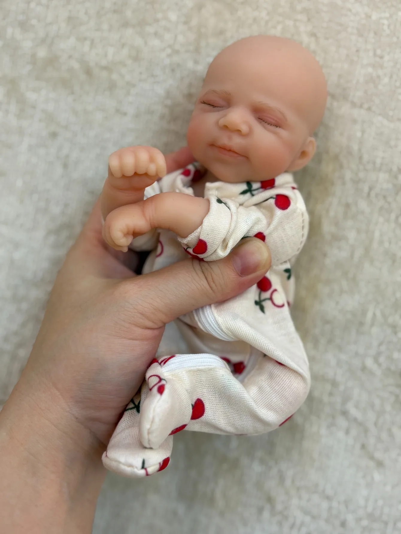 ตุ๊กตาซิลิโคนรีบอร์น Aiziwa ขนาด 8 นิ้ว 20 ซม. สัมผัสนุ่มเหมือนจริง ตุ๊กตาเด็กผู้หญิงทำมือ สำหรับเป็นของขวัญวันเกิด