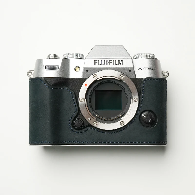 Mr.Stone voor Fujifilm XT50 Camera Case Beschermhoes Cover Accessoires voor Fujifilm X-T50 Camera Handgemaakt Echt Leer