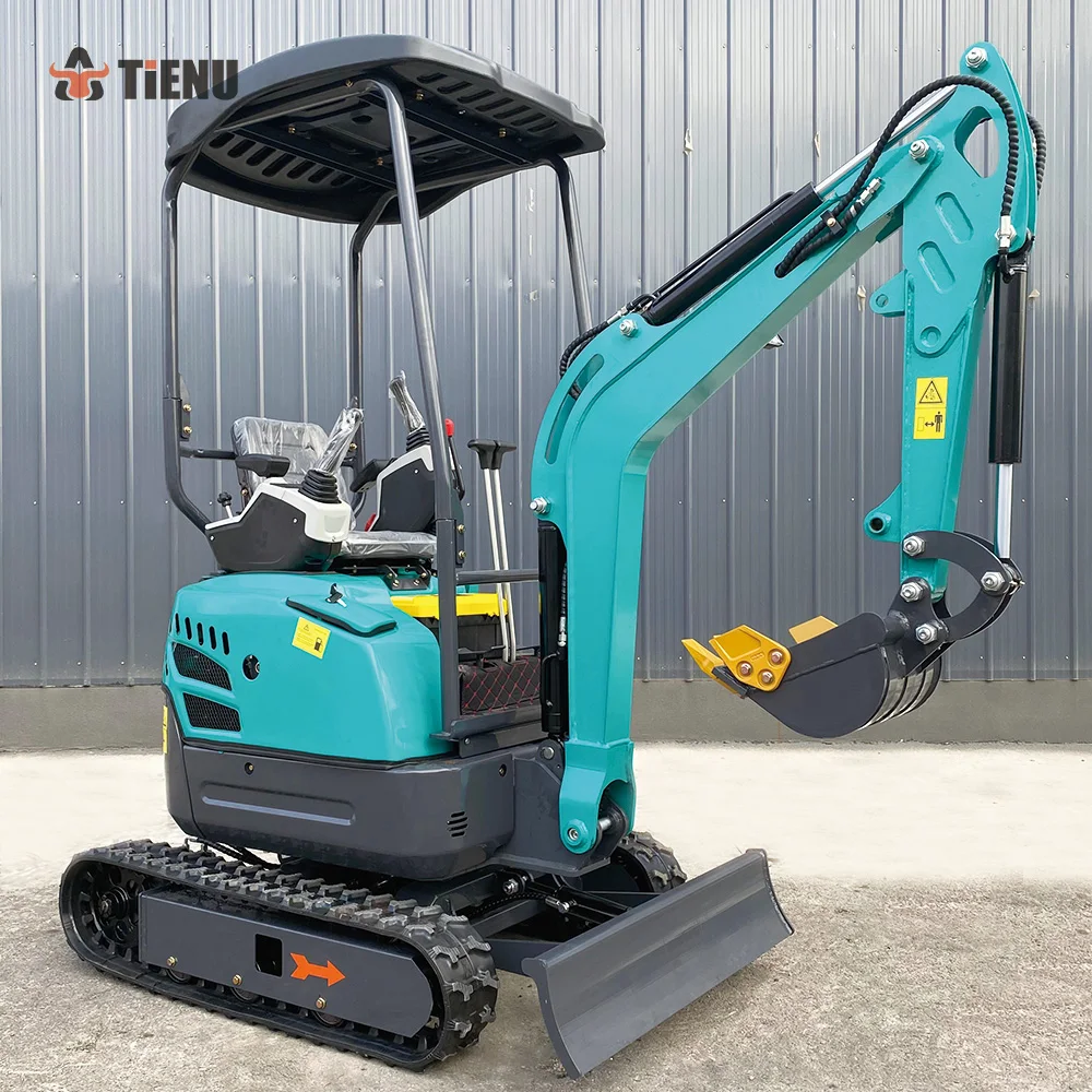 Hot Selling EPA Compliant Mini Excavator 1.6 Ton 1.2 Ton Agriculture  Mini Diggers Hydraulic Diesel Excavator Machine Price