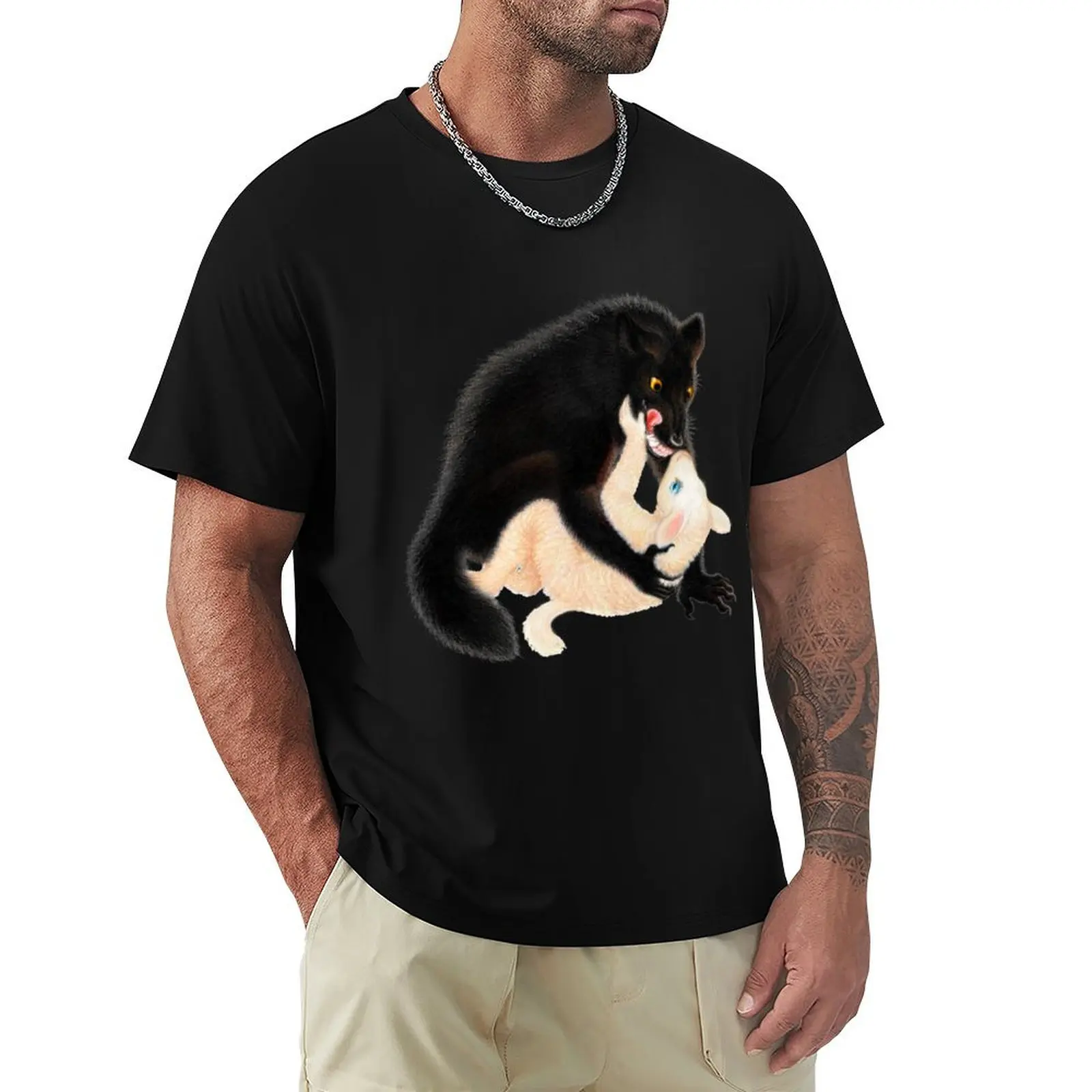 

The Hunger (no background) T-Shirt boys animal print custom t-shirts cheap stuff vintage graphic tee designer t shirt men