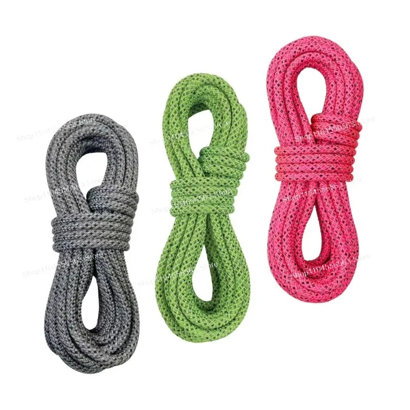 High wear resistance and low elongation outdoor aerial climbing static rope