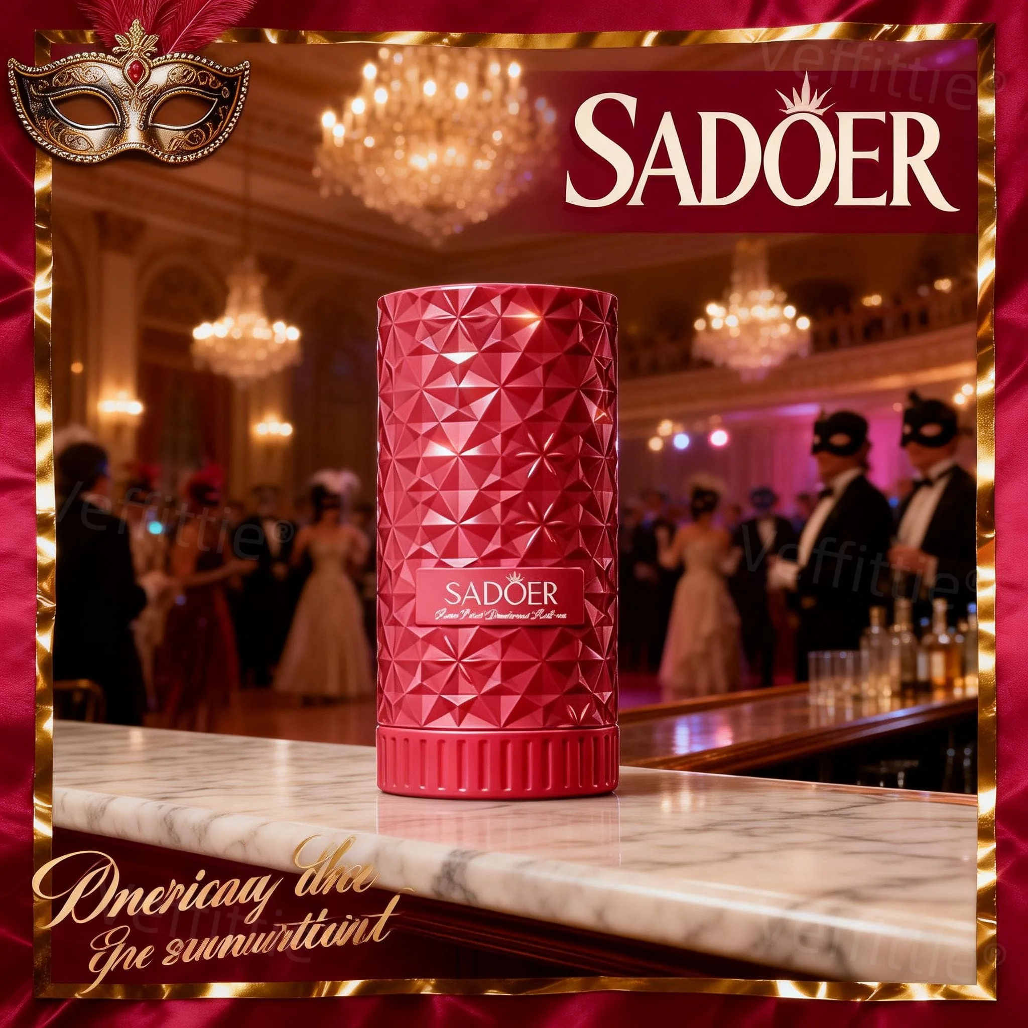 

Evening Rose Elegance Deodorant Roll-on 1.4oz, Floral Scent Red Diamond Bottle, Formal Wear, All Day Fresh for Evening Events