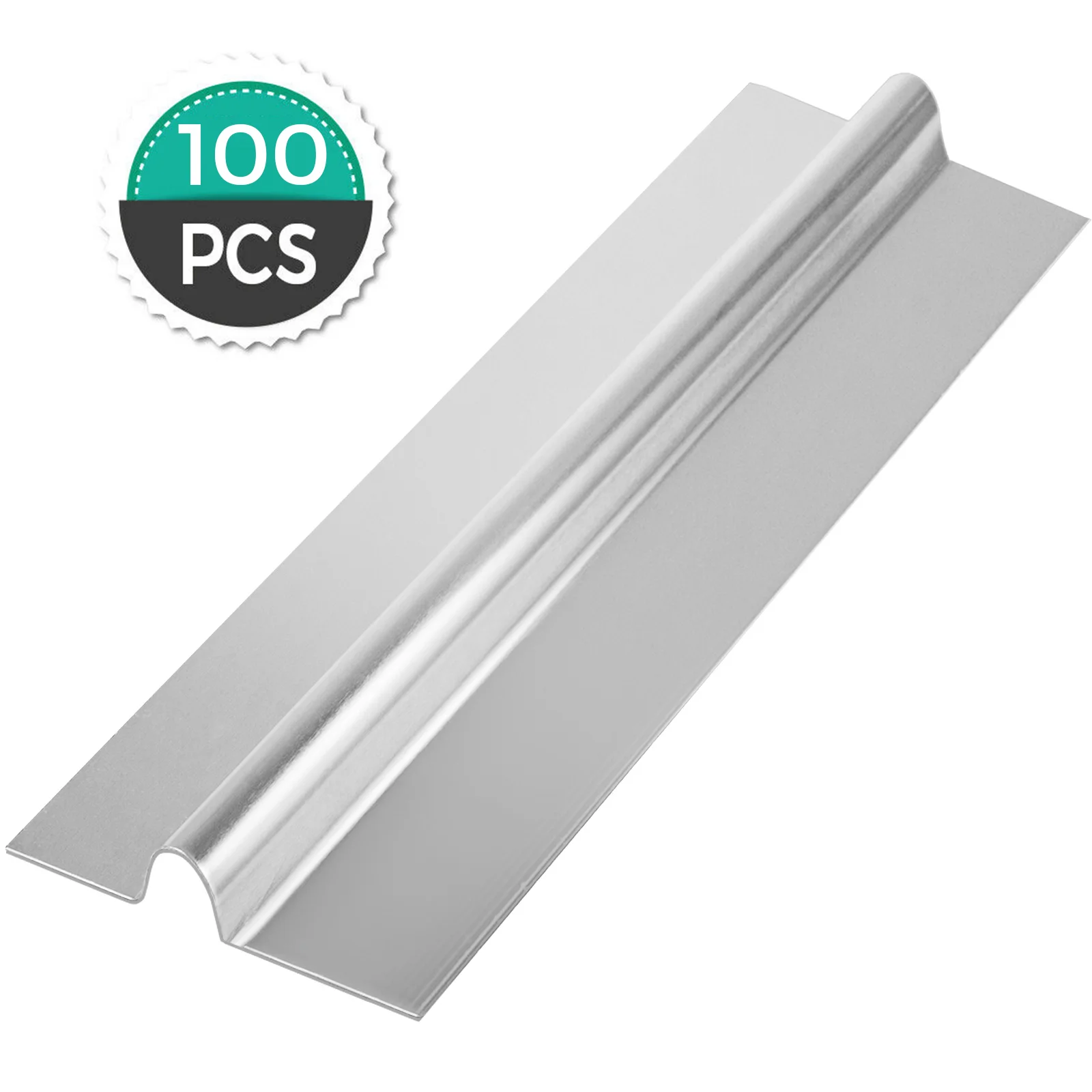 VEVOR 100Pcs Heat Transfer Plates 2Ft PEX Tube On Radiant Floor Heating System Aluminum U-Shaped Channel Cuttable Plate Design