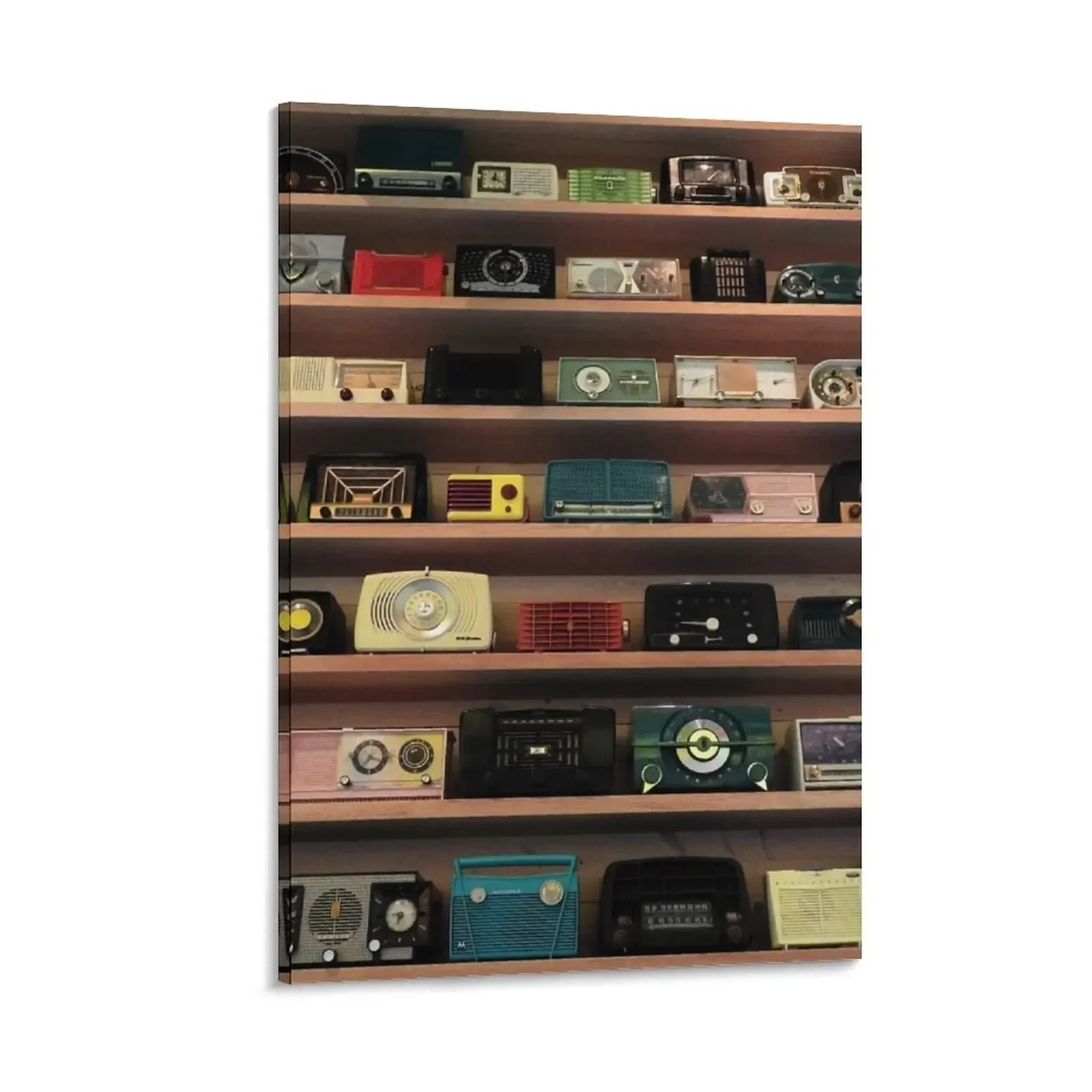 

Wall of Sound (Vintage Radio Collection) Canvas Painting room decorations for men decoration aesthetic
