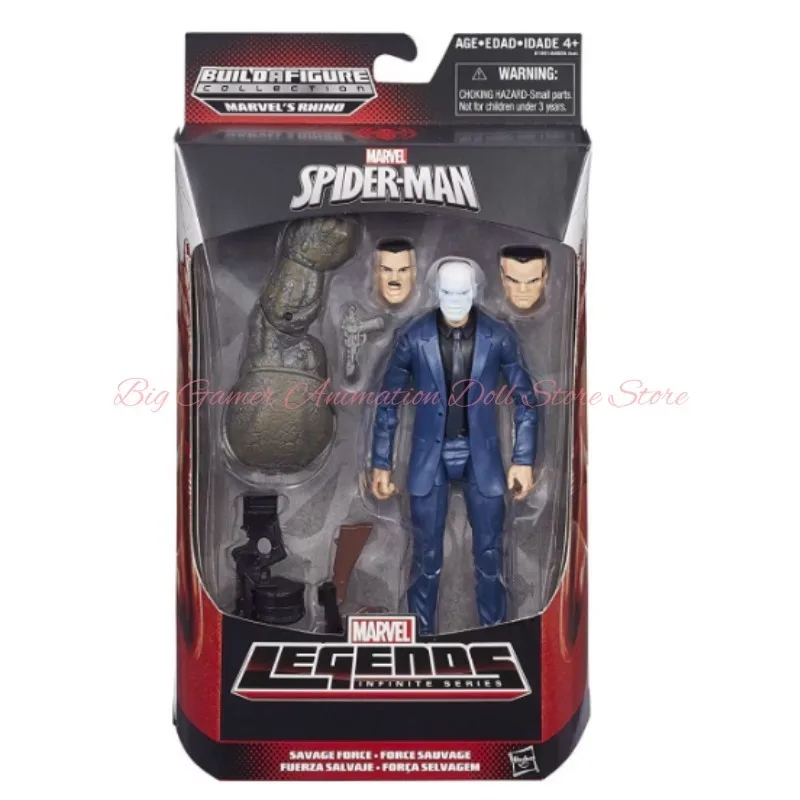 【En stock】 Figura de acción de 6 pulgadas de la serie Hasbro Marvel Legends Infinite - Incluye pieza Rhino BAF