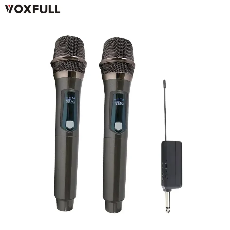 BOLRZO Voxfull MB-U5-1 Dynamic Microphone, Wireless Microphone, Noise Cancellation, Cordless Handheld, Lightweight Portable