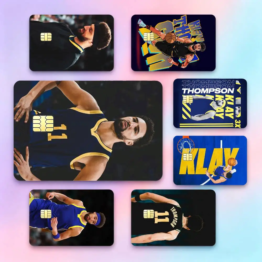 Basketball player K-Klay Thompson  Credit Card HD Stickers Small Chip Waterproof Sticker Game Card Decal Gift