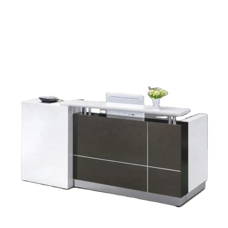 Sinonis High Quality Popular Used Customized Beauty Front Desk Salon Modern Reception Desk For Clinic Fashion Desk