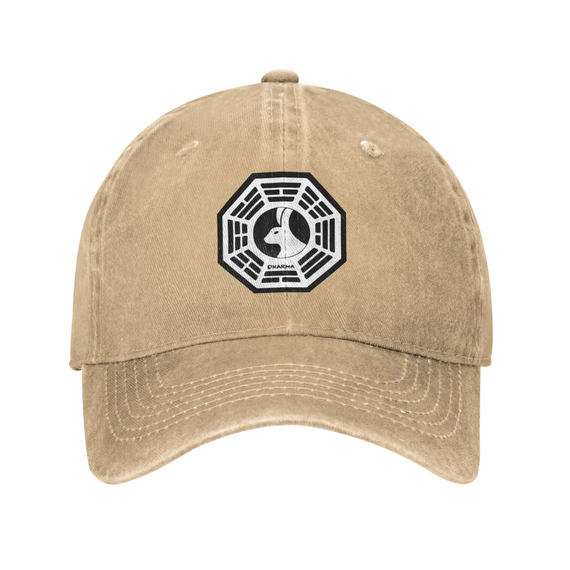 Dharma Initiative Logo (Lost TV Show) Fashion Baseball Cap  Minimalist Summer Hat  Parent-Child Outing Summer Hat