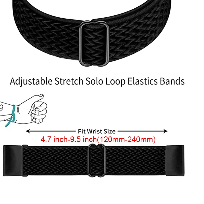 Essidi 20 22มม.ใหม่ไนลอนยืดหยุ่นสายนาฬิกาข้อมือสำหรับ Garmin Fenix 7 6S 5 Plus Pro Approach S60สร้อยข้อมือสายคล้องคอสำหรับ Forerunner 945