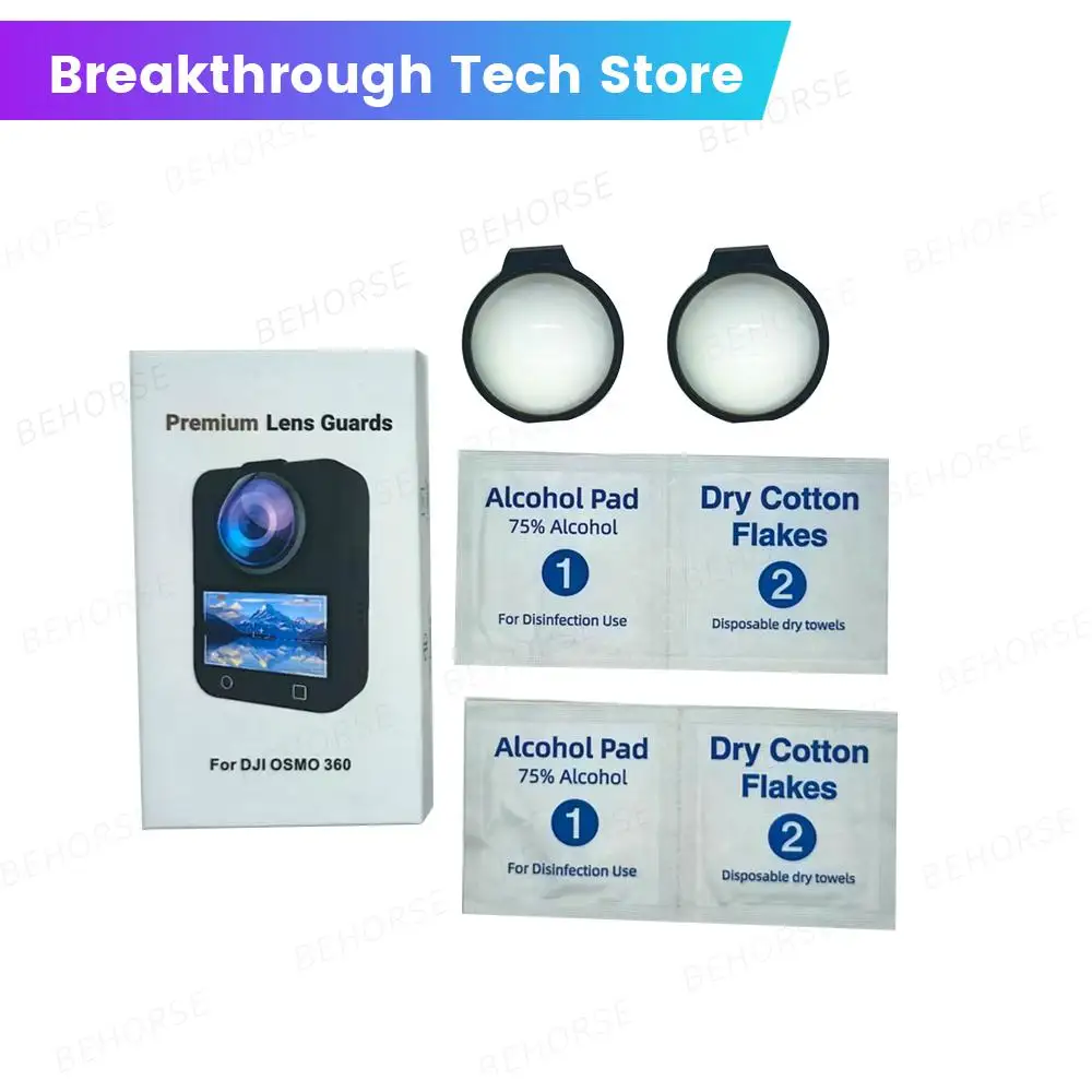 Стеклянная защита объектива для DJI Osmo 360, защелкивающееся противотуманное кольцо для объектива, устойчивая к царапинам защита объектива камеры для DJI Osmo 360, аксессуар